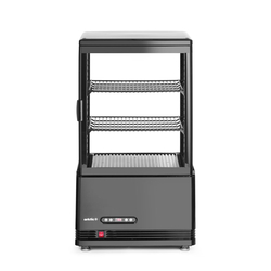 Arktic Aufsatz-Kühlvitrine 58 Liter, schwarz, 230V/170W, 452x406x(H)830mm