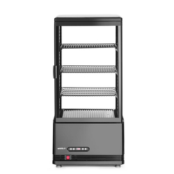 Arktic Aufsatz-Kühlvitrine 78 Liter, schwarz, 230V/170W, 444x397x(H)940mm