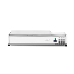 Arktic Aufsatz-Kühlvitrine Gastronorm 1/3, 4x GN 1/3, 230V/180W, 1205x420x(H)630mm