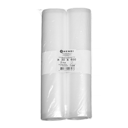 Hendi Geprägte Vakuumbeutelrolle für die Aufbewahrung von Lebensmitteln, 2 Stk., 6000x300mm