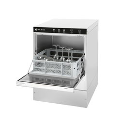 Hendi Geschirrspüler 40x40 - elektromechanische Steuerung, mit Laugenpumpe, 230V/2800W, 470x510x(H)710mm