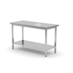 Hendi Zentraler Arbeitstisch – verschraubt, Profi Line, 1600x700x(H)850mm