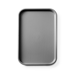 AmerBox Fast-Food-Tablett GN 1/1 Polypropylen, GN 1/1, Schwarz, 530x325x(H)20mm