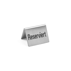 Hendi Tischschild Reserviert - 4 Stk., Reserviert, 50x35x(H)40mm