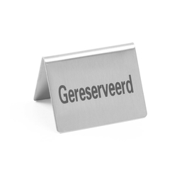 Hendi Tischschild Reserviert - 4 Stk., Gereserveerd, 50x35x(H)40mm