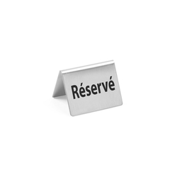Hendi Tischschild Reserviert - 4 Stk., Réservé, 50x35x(H)40mm