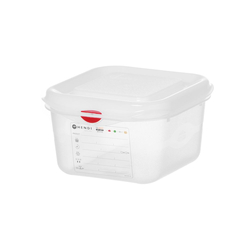 Hendi GN 1/6 Behälter, Polypropylen, GN 1/6, 1,7L, Transparent, 176x162x(H)100mm, Rechteckig