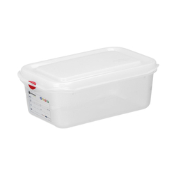 Hendi Behälter GN 1/4 Polypropylen, GN 1/4, 2,8L, Transparent, 265x162x(H)100mm