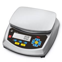 ADE Kontrollwaage im Edelstahlgehäuse mit Eichzulassung, Serie ADE KWN-IP67, 3 kg, Höchstlast: 3 kg