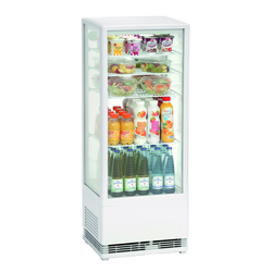 Neumärker Kühlvitrine 98 Liter, weiß, Inhalt: 98 Liter