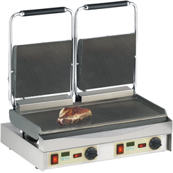 Neumärker Kamtschatka-Grill mit Digitaltimern, glatt, Grillfläche: Glatt