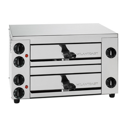 Milantoast Zweikammer Pizza- Flammkuchenofen 35 x 35 cm Ø