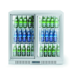 Arktic Kühlschrank mit 2 Schiebetüren, 150L, Silber, 220-240V/160W, 900x520x(H)840mm