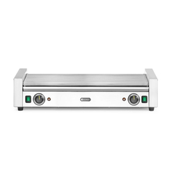 Hendi Rollengrill XL - 2 Zonen, 14 Rollen, Silber, 220-240V/2000W, 732x590x(H)168mm