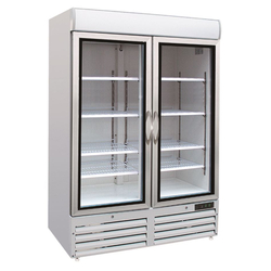 Combisteel Tiefkühlschrank 2 Glastüren – Breite 1370 – Art.-Nr.: 7450.0159