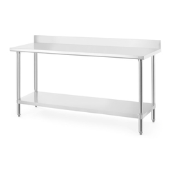 Hendi Arbeitstisch mit Aufsatz, Budget Line, 1200x600x(H)950mm