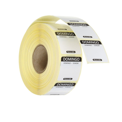 Hendi Täglich anwendbare Lebensmittelsicherheitsetiketten, mehrfach verwendbar, leicht entfernbar , Schwarz, 1000 Stk., 25x25x(H)mm