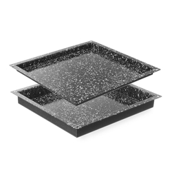 Hendi Blech CONVECTOMAT CLASSIC GN 2/3, GN 2/3, Schwarz, 354x325x(H)20mm