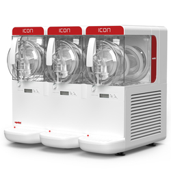Ugolini Granitor® ICON 3/3 ETC Slush-Eismaschine, Farbe: Weiß, Ausführung: ICON 3/3 ETC