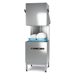 Hobart Ecomax Haubenspülmaschine H604S-12B mit integrierte Klarspüldosierpumpe und Enthärtung, eingebaute Klarspülpumpe, Reinigerdosier- und Ablaufpumpe, Serie: Ecomax, Variante: H604S-12B