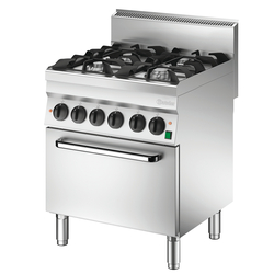 Bartscher Gasherd 650, B700, 4FL, EBO