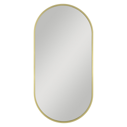 Aliseo JOY Badezimmerspiegel - 400 x 800 mm, gold gebürstet