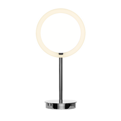 Aliseo LED InterFace Beleuchteter Kosmetikspiegel - ø 220 mm, Batteriespiegel, USB-Aufladung, Variante: Standmodell