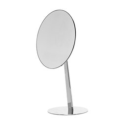 Aliseo Face Spiegel - Standmodell, ø 200 mm, chrom