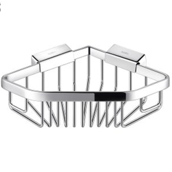 Aliseo Eckseifenkörbchen - 170 x 36 x 131 mm, chrom