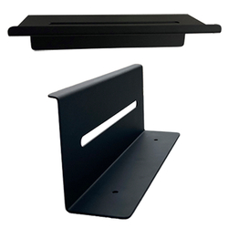 Aliseo Seifenablage - Wandmontage zum Schrauben, schwarz matt