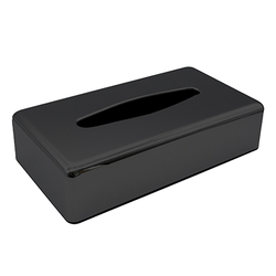 Aliseo Kosmetiktuchspender - Kunststoff, schwarz