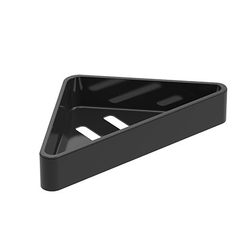 Aliseo Maxima - Eckseifenkörbchen, schwarz