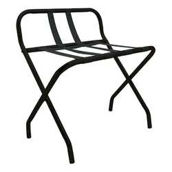 Aliseo Kofferablage - mit Rückenlehne, schwarz/schwarz