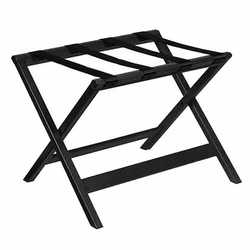 Aliseo Kofferablage - ohne Rückenlehne, schwarz gebeizt