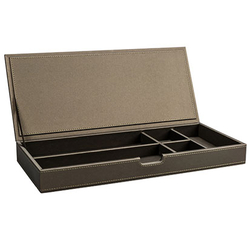 Aliseo Londoner Utensilienbox - 5 Fächer, taupe