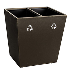 Aliseo Londoner Doppel-Abfallbehälter - taupe