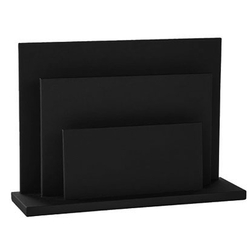 Aliseo Londoner Zeitschriftenständer - schwarz