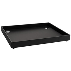 Aliseo Londoner großes Tablett mit 2 Löchern - schwarz