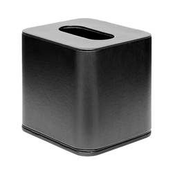 Aliseo Londoner Modernline Kosmetiktuchspender - Würfelform, schwarz