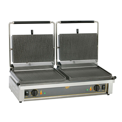 ROLLER GRILL Kontaktgrill doppelt, 4 kW, Abmessung 600 x 385 x 220 mm (BxTxH)