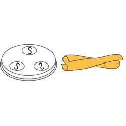 Neumärker Pasta-Scheibe Ø 50 mm Casereccie für Nudelmachine PF15E 