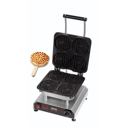 Neumärker Waffeleisen Thermocook® inkl. Waffel-Bärchen am Stiel Wechselplatten 