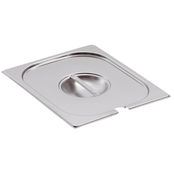Neumärker Deckel für GN-Behälter 1/2 mit Löffelaussparung
