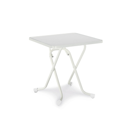Barths Madrid - Klapptisch quadratisch 67x67 cm, Weiß