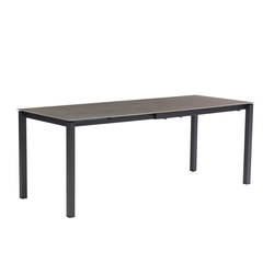 Barths Palazzo - Ausziehbarer Tisch 120/160-200x80 cm, Anthrazit