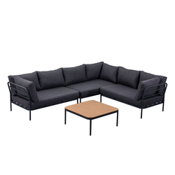 Barths Bordeaux - Lounge-Set, Anthrazit
