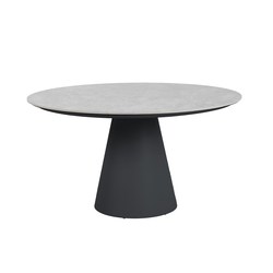 Barths Cuba - Runder Dining Tisch Ø 140 cm, Anthrazit