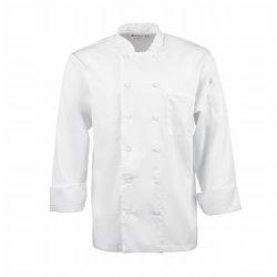 Chef Works Calgary Langarm Cool Vent Unisex Chefs Jacke Weiß S