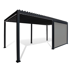 Barths Seitenrolle 300 cm (für Breite 300 cm), Anthrazit