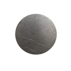 Feros HPL-Tischplatte Ø 70 cm, Midnight Marmor